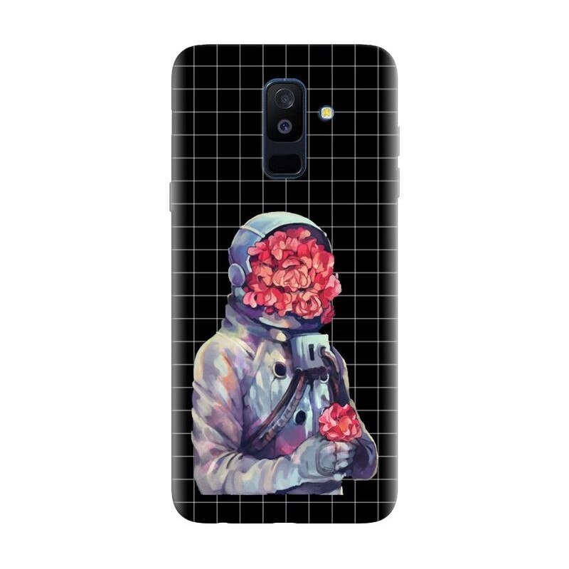 Husa silicon pentru Samsung Galaxy A6 Plus 2018, Astronaut Love