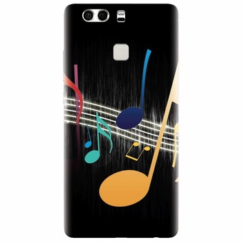Husa silicon pentru Huawei P9, Colorful Music Husa silicon pentru Huawei P9, Colorful Music