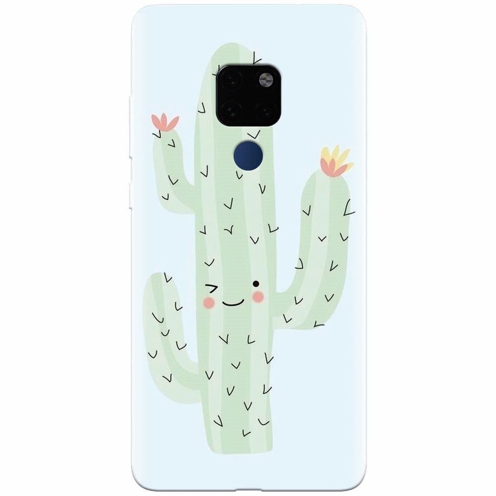 Husa silicon pentru Huawei Mate 20, Cactus