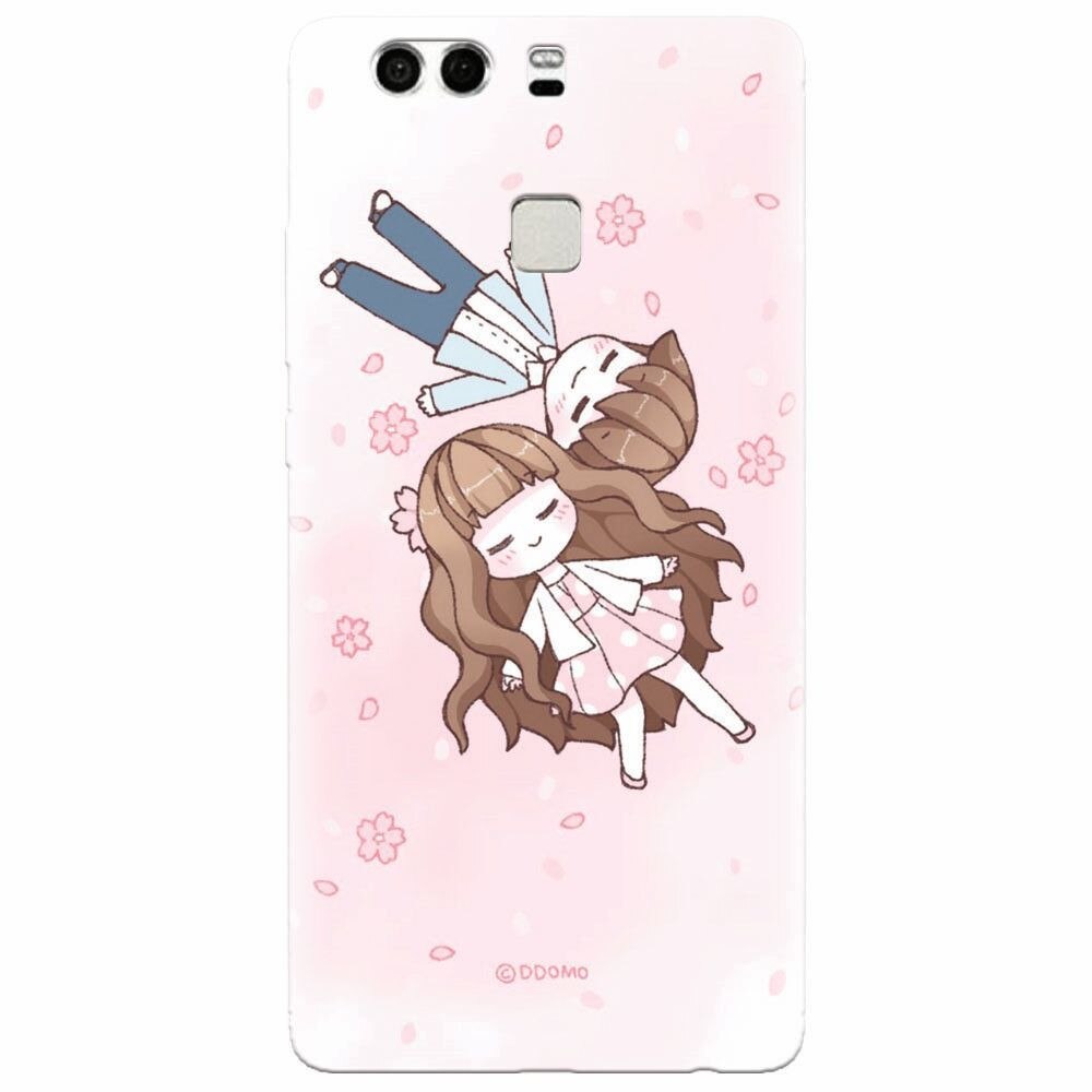 Husa silicon pentru Huawei P9, Cute Couple