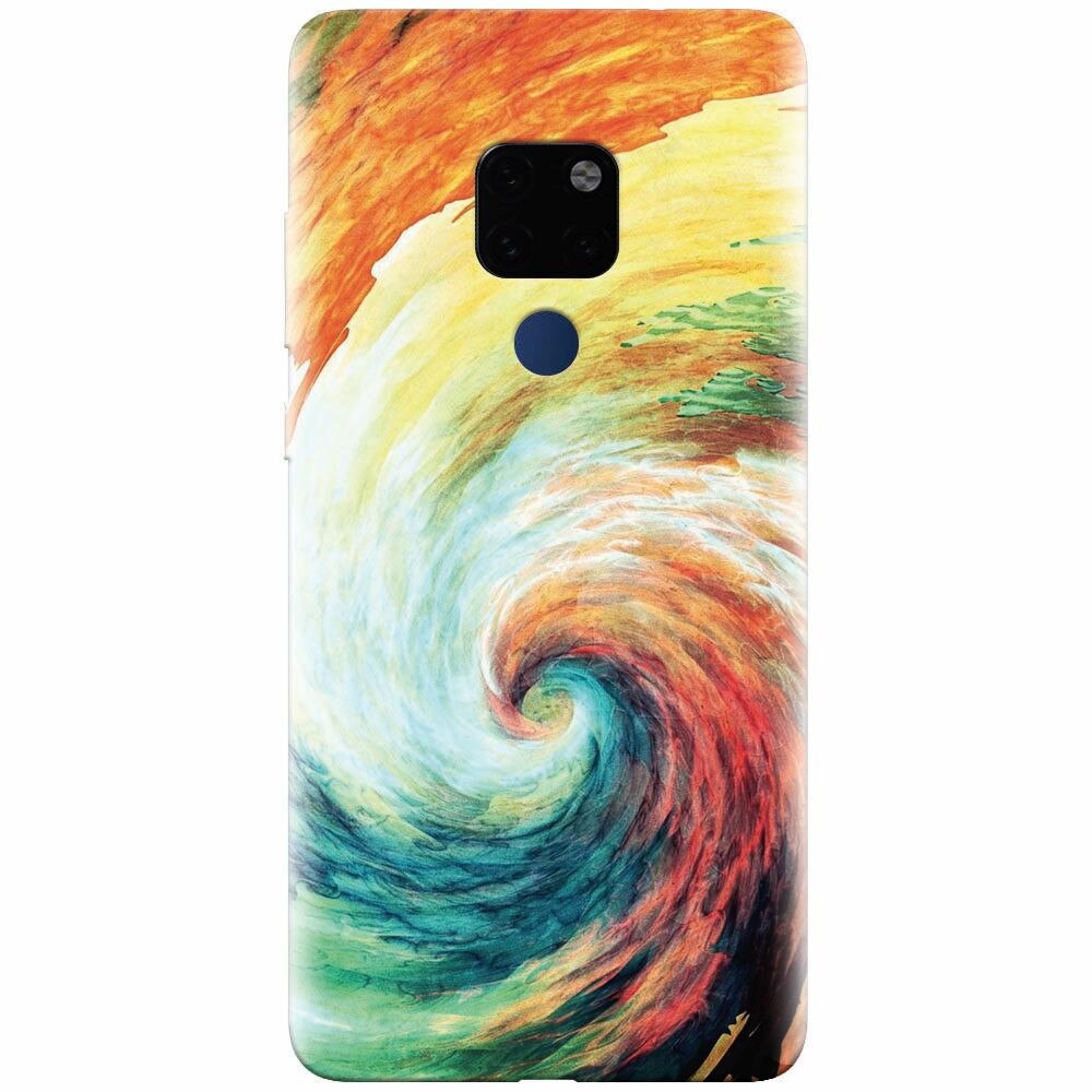 Husa silicon pentru Huawei Mate 20, Big Wave Painting