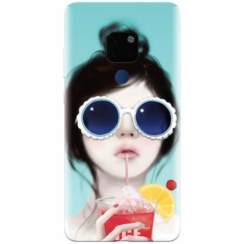 Husa silicon pentru Huawei Mate 20, Cute Girly 001 Husa silicon pentru Huawei Mate 20, Cute Girly 001