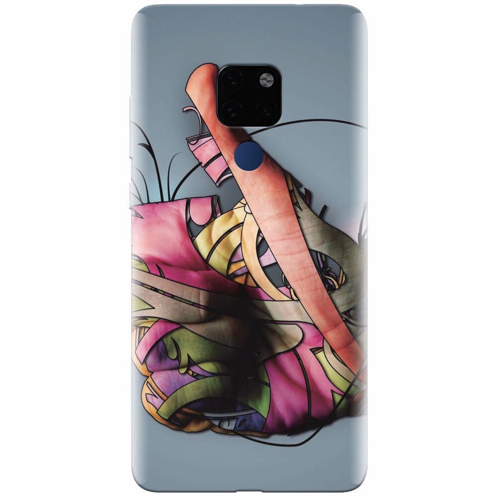 Husa silicon pentru Huawei Mate 20, Beautiful Hand Art