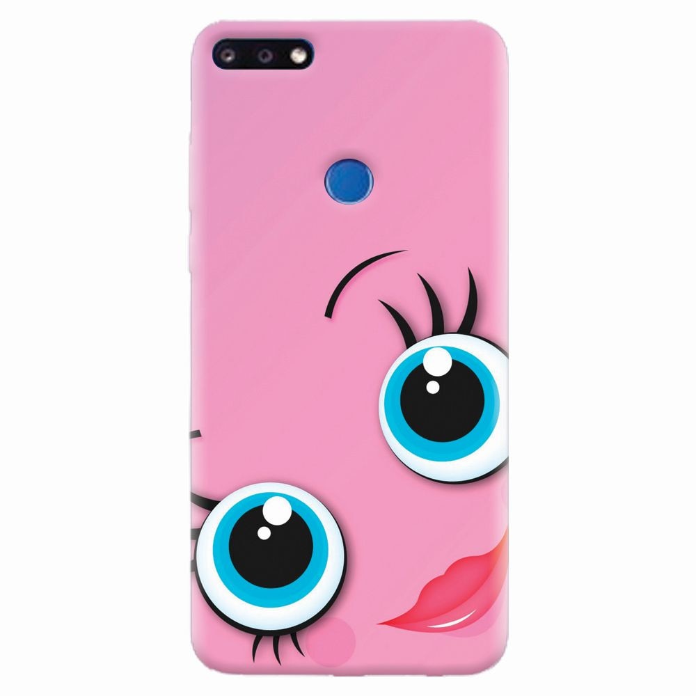 Husa silicon pentru Huawei Y7 Prime 2018, Girly Cute