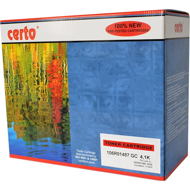 Cartus toner Certo 106R01487, 4.100 pagini, compatibil cu XEROX WC 3210
