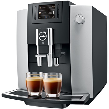 Espressor automat Jura E6, 15 bari, 1.9 l, 280 gr, rasnita AromaG3, afisaj, Argintiu Espressor automat Jura E6, 15 bari, 1.9 l, 280 gr, rasnita AromaG3, afisaj, Argintiu
