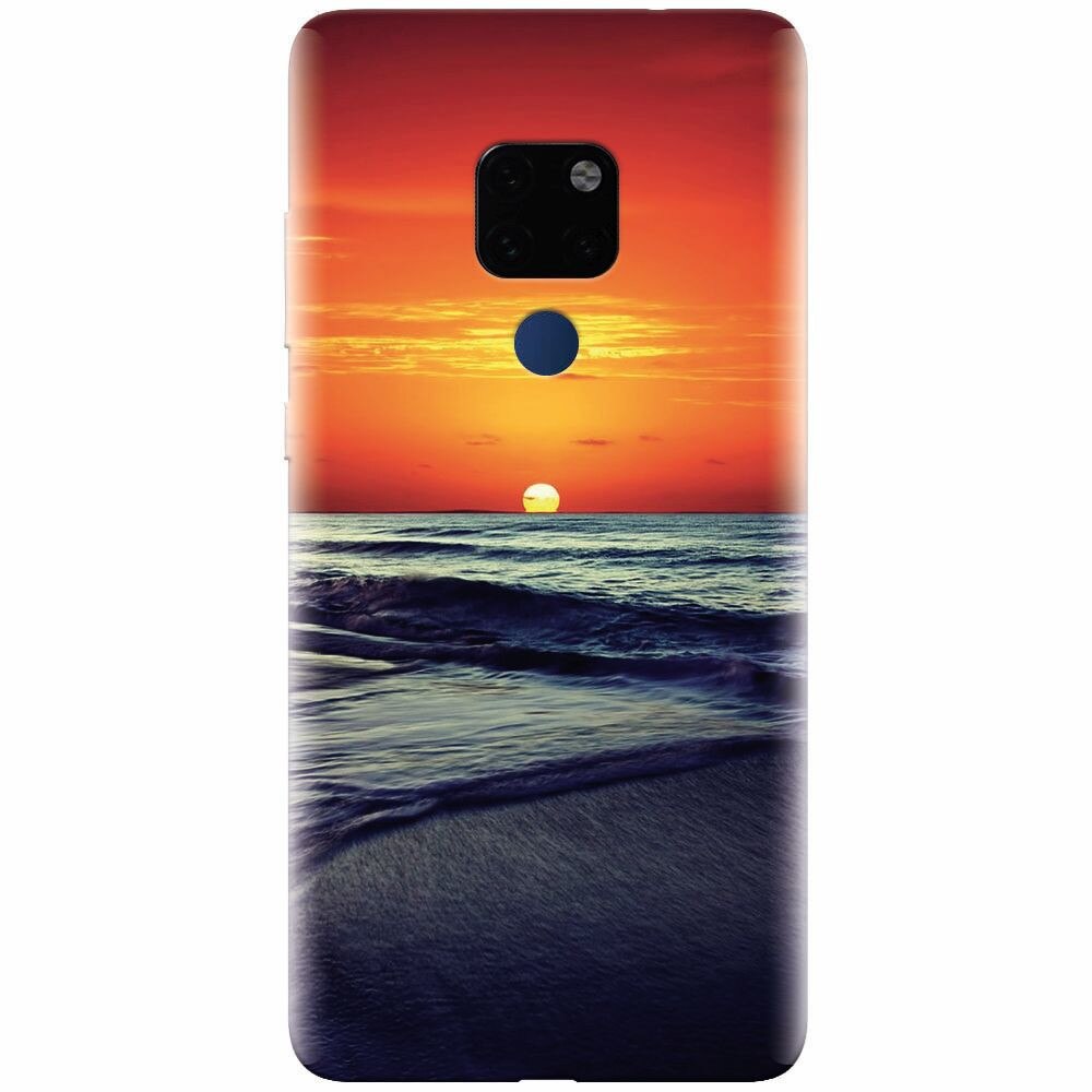 Husa silicon pentru Huawei Mate 20, Ocean Sunset