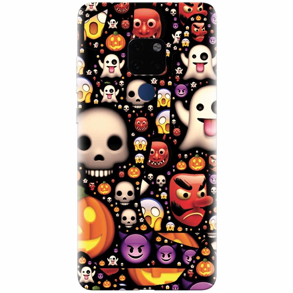 Husa silicon pentru Huawei Mate 20, Emoji Mess