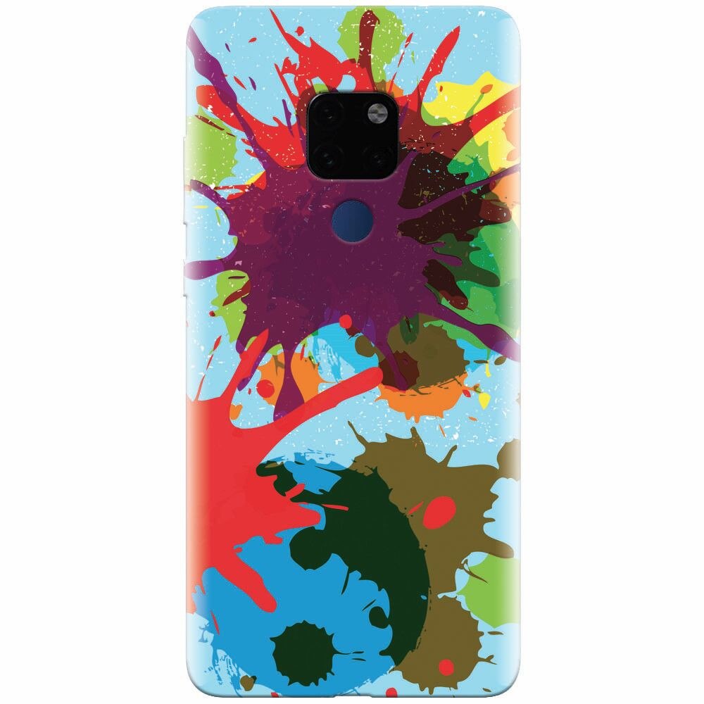 Husa silicon pentru Huawei Mate 20, Holi Splash