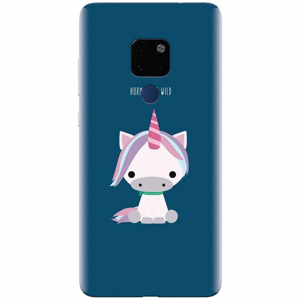 Husa silicon pentru Huawei Mate 20, Horn To Be Wild Cute Unicorn