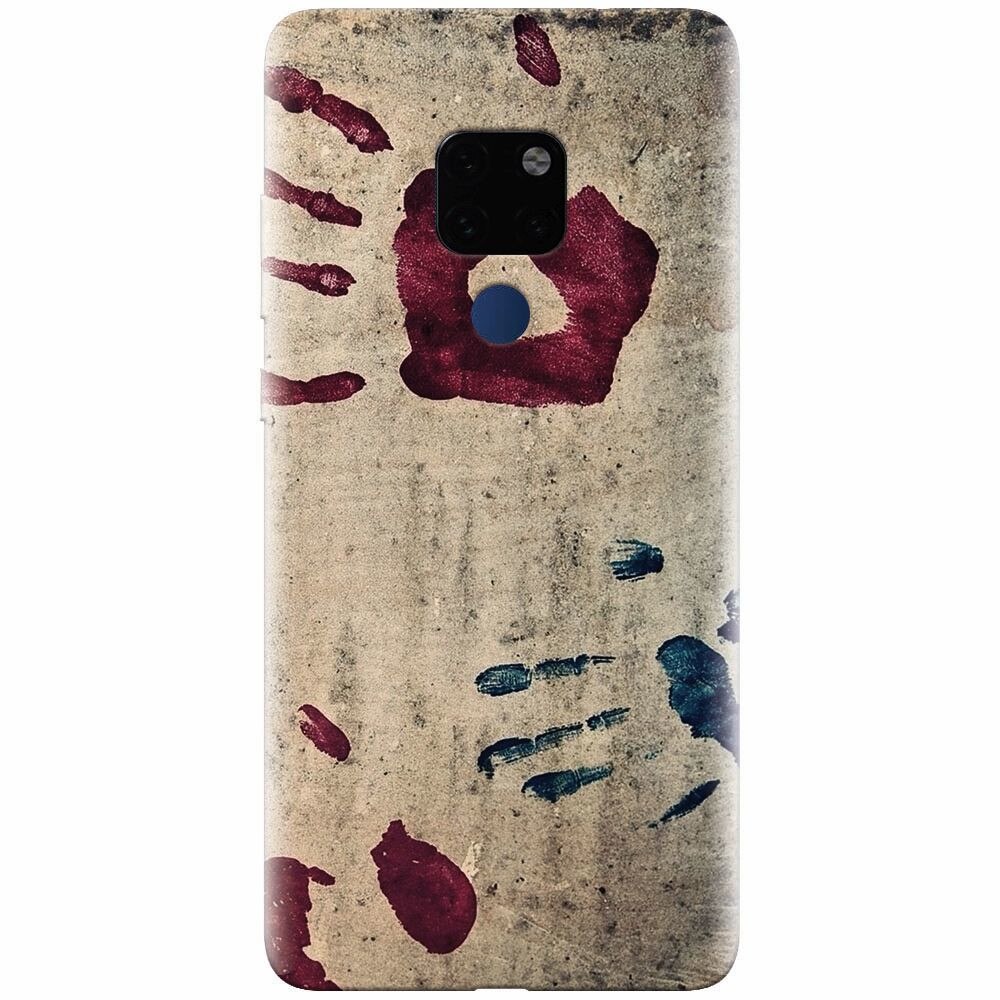 Husa silicon pentru Huawei Mate 20, Handprints