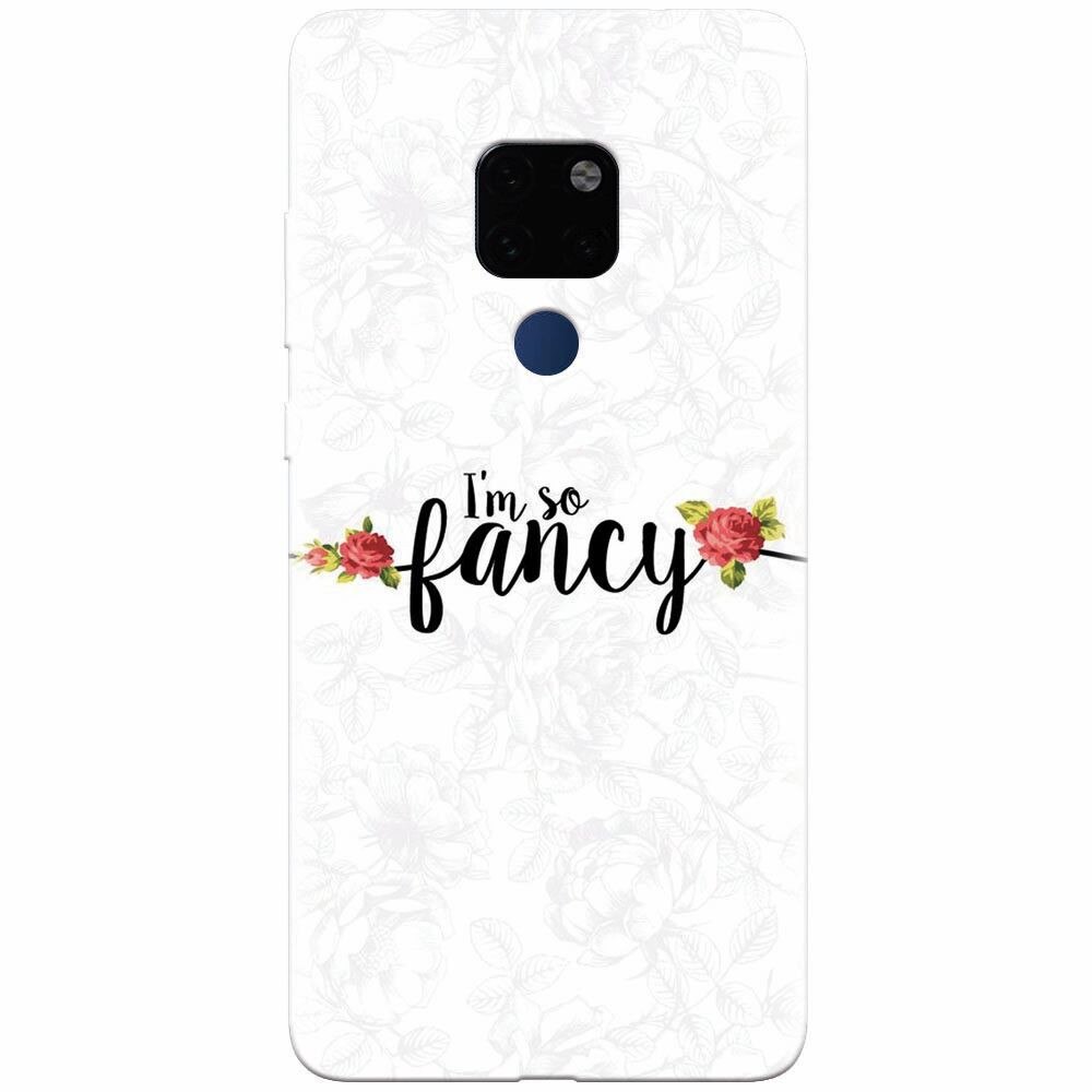 Husa silicon pentru Huawei Mate 20, Im So Fancy Floral