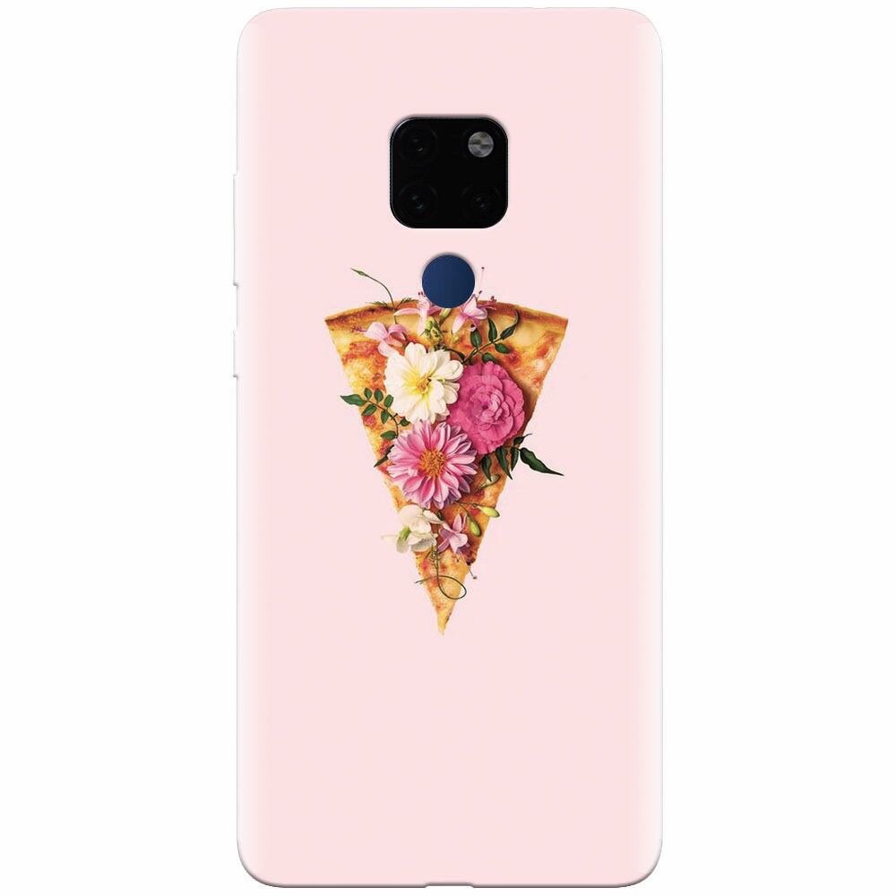 Husa silicon pentru Huawei Mate 20, Flower Pizza