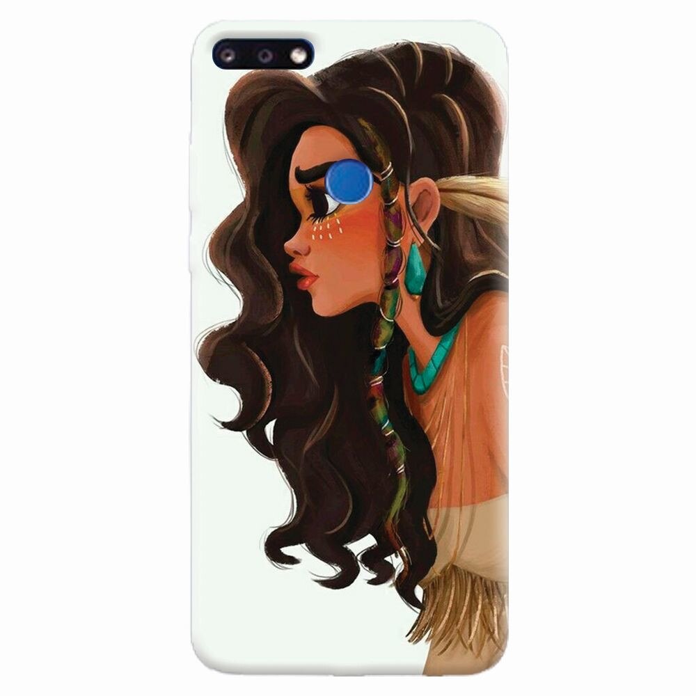 Husa silicon pentru Huawei Y7 Prime 2018, Indian Girl