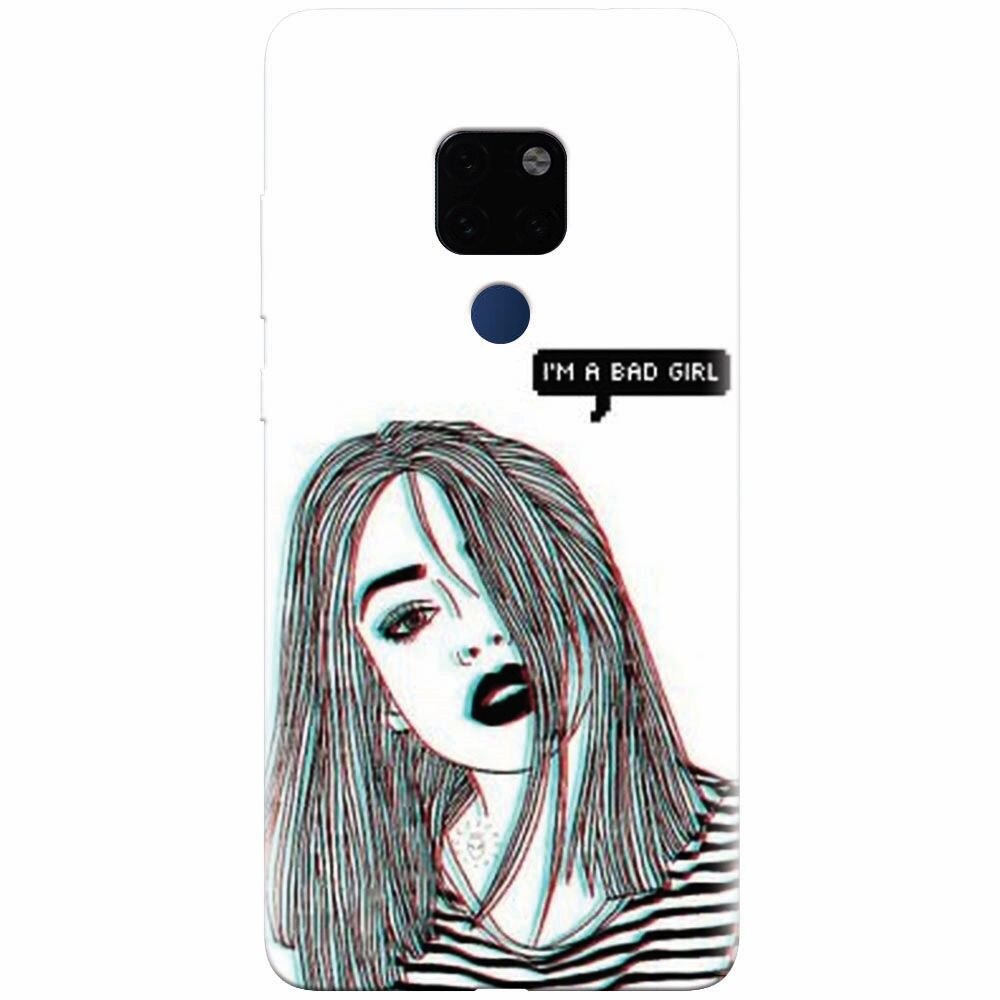 Husa silicon pentru Huawei Mate 20, Im A Bad Girl