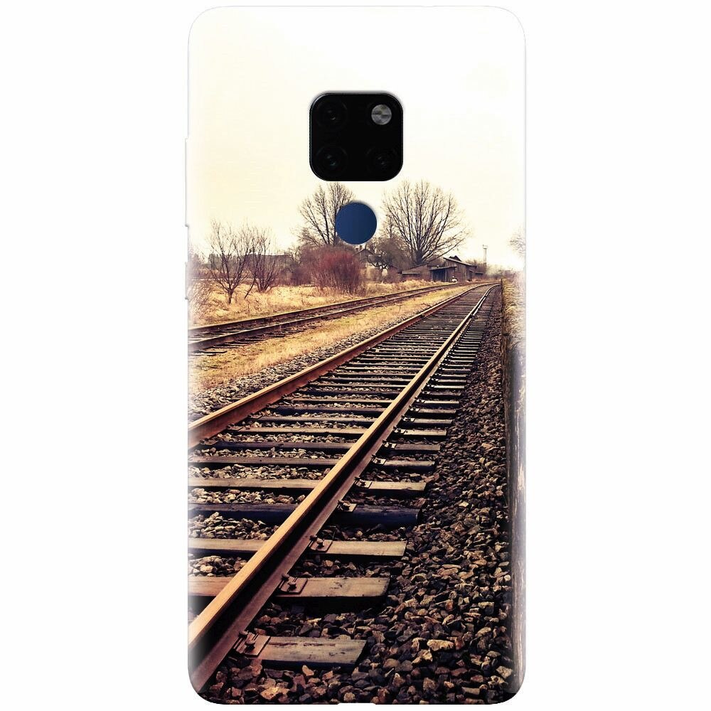 Husa silicon pentru Huawei Mate 20, Railroad