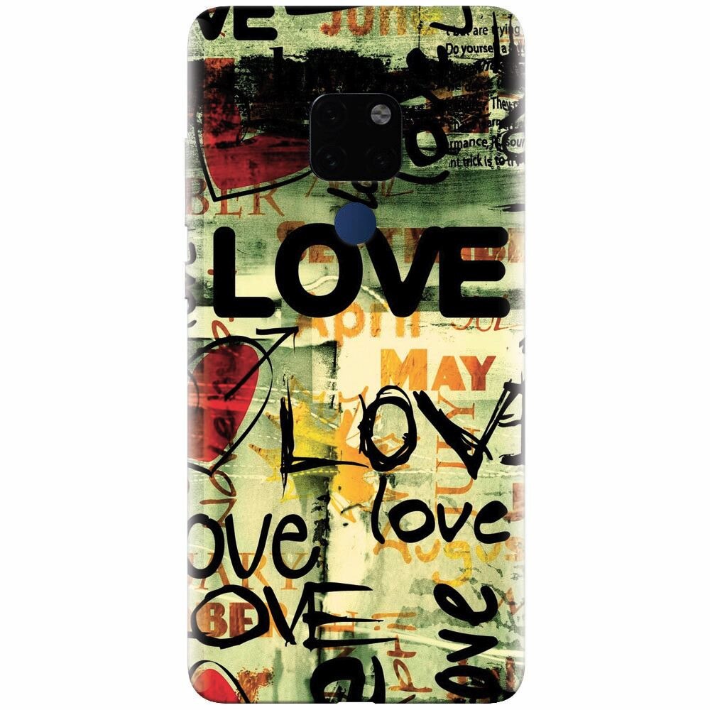 Husa silicon pentru Huawei Mate 20, Love Artwork