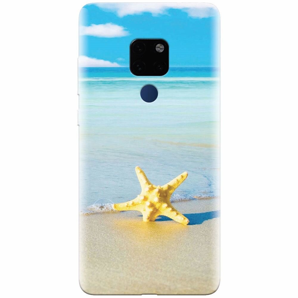 Husa silicon pentru Huawei Mate 20, Starfish Beach