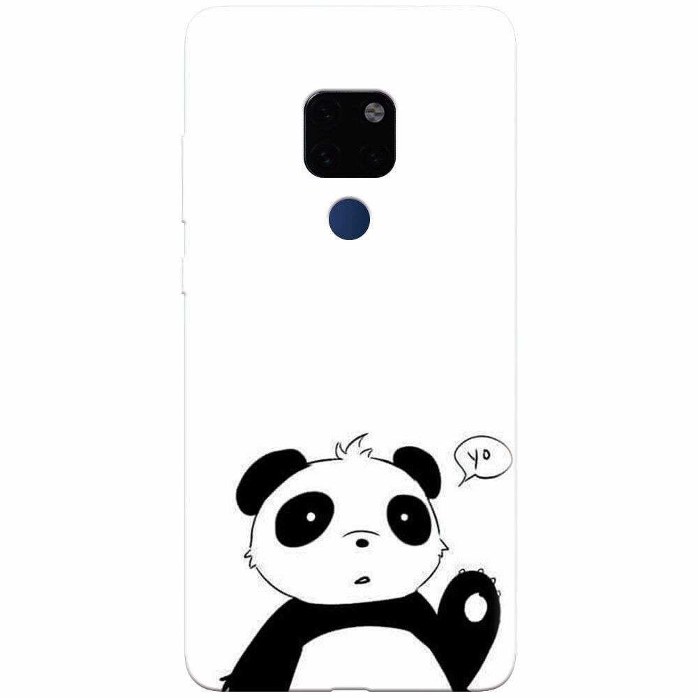 Husa silicon pentru Huawei Mate 20, Panda Cellphone