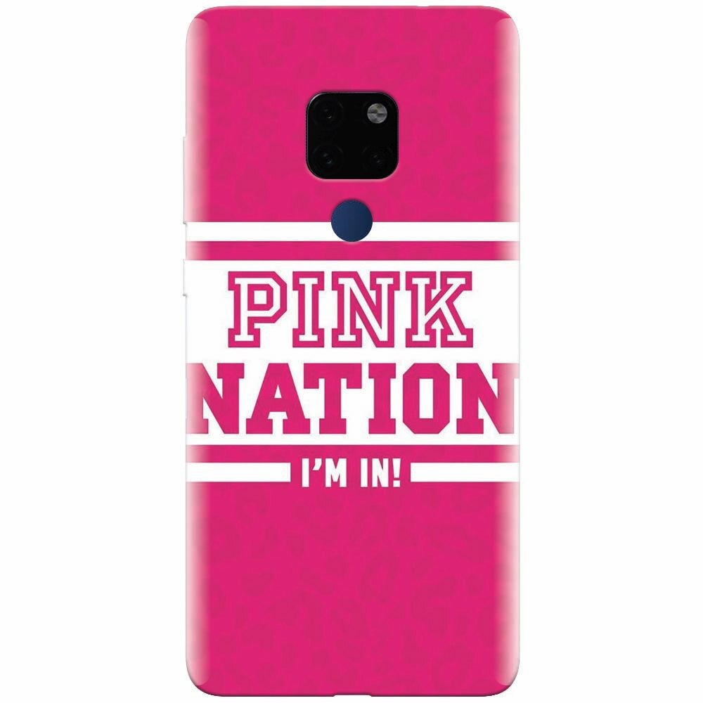 Husa silicon pentru Huawei Mate 20, Pink Nation