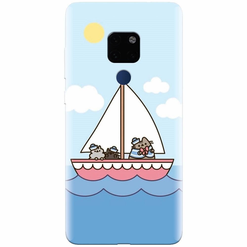 Husa silicon pentru Huawei Mate 20, Happy Sailors