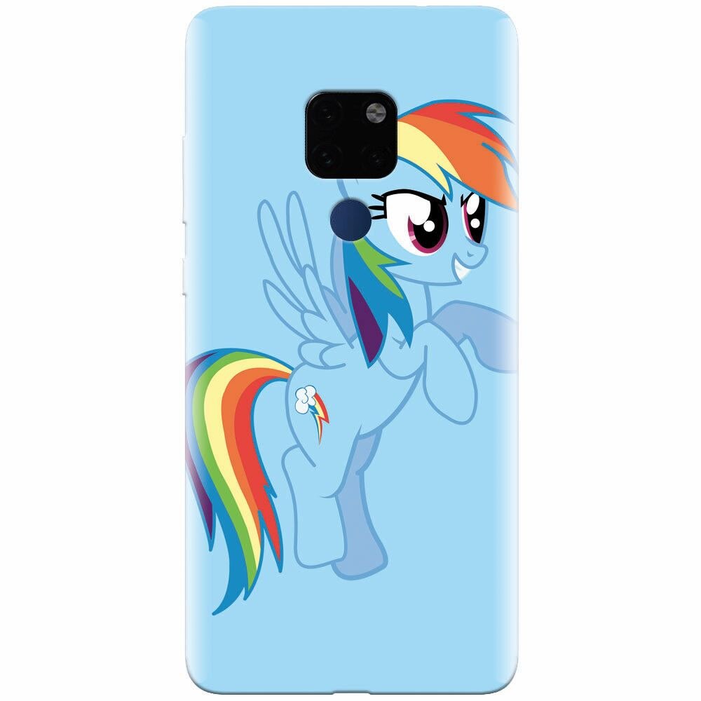 Husa silicon pentru Huawei Mate 20, Rainbow Dash