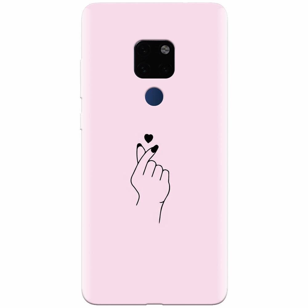 Husa silicon pentru Huawei Mate 20, Simple Love