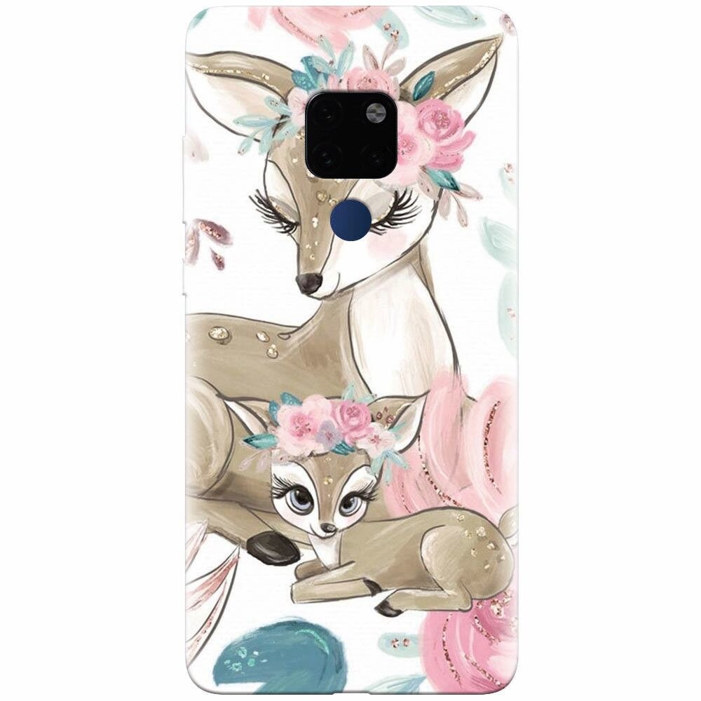 Husa silicon pentru Huawei Mate 20, Deers