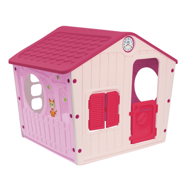 Casuta pentru copii Galilee Village House Pink eMAG.ro