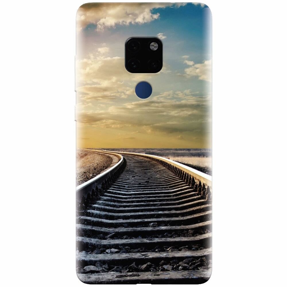 Husa silicon pentru Huawei Mate 20, Railroad Horizon