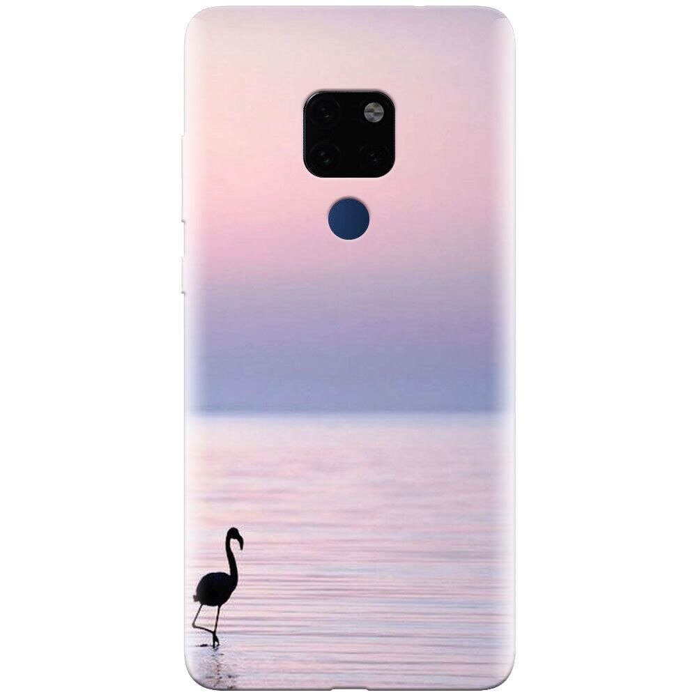 Husa silicon pentru Huawei Mate 20, Flaminsgo Sunset