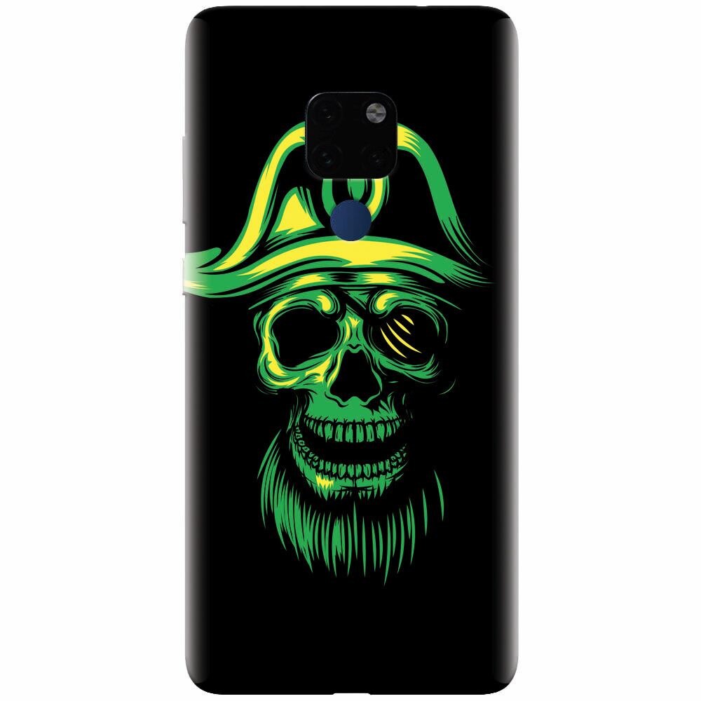 Husa silicon pentru Huawei Mate 20, Pirate Skull