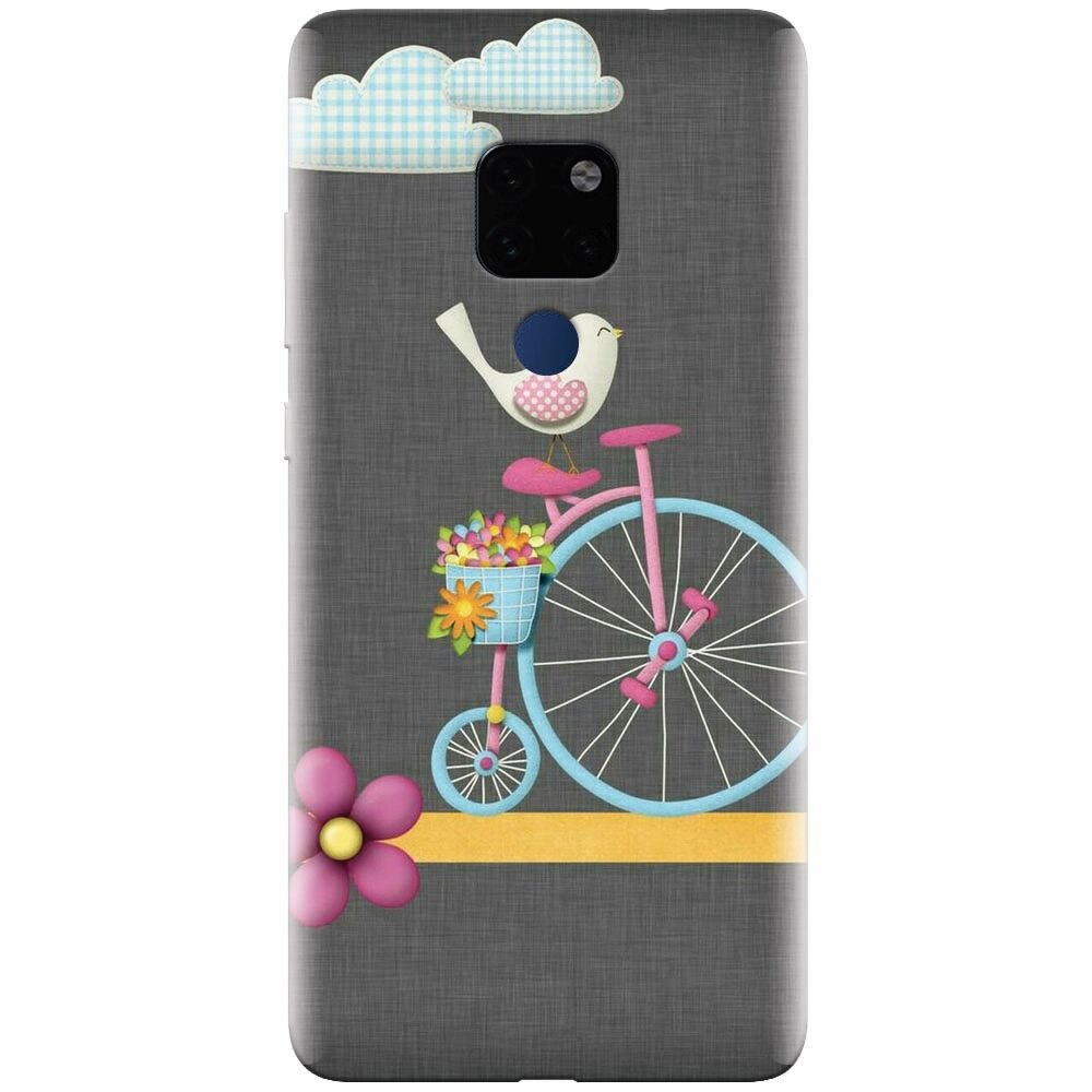 Husa silicon pentru Huawei Mate 20, Bird