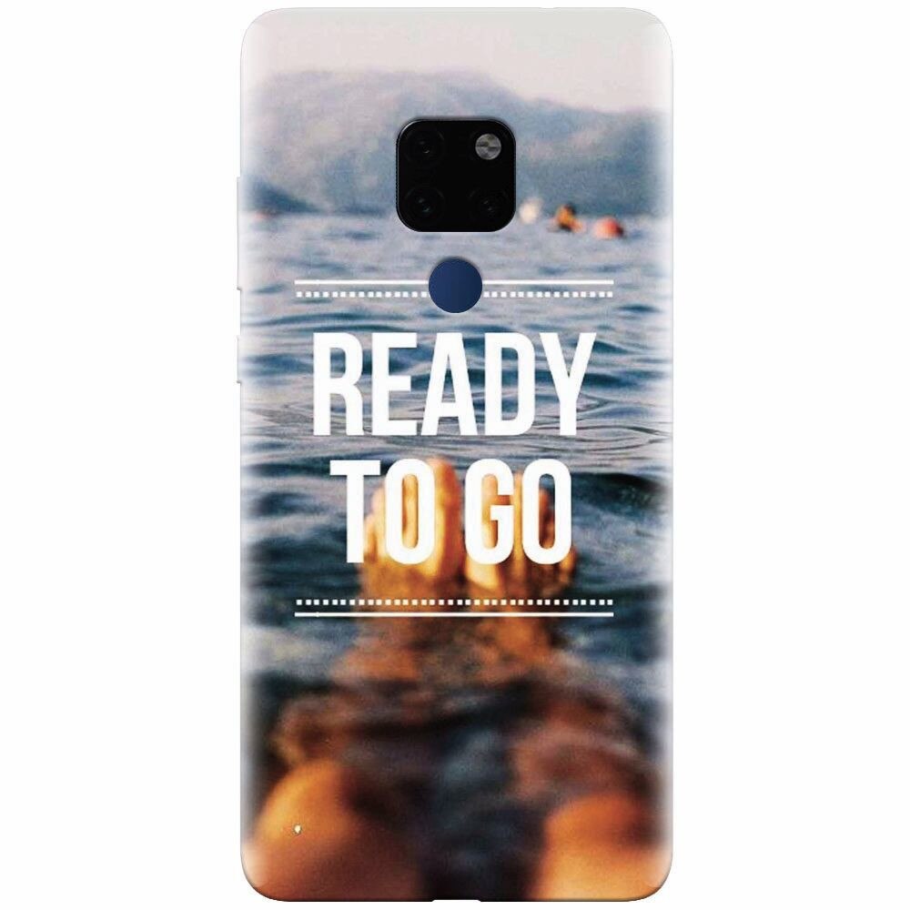 Husa silicon pentru Huawei Mate 20, Ready To Go Swimming