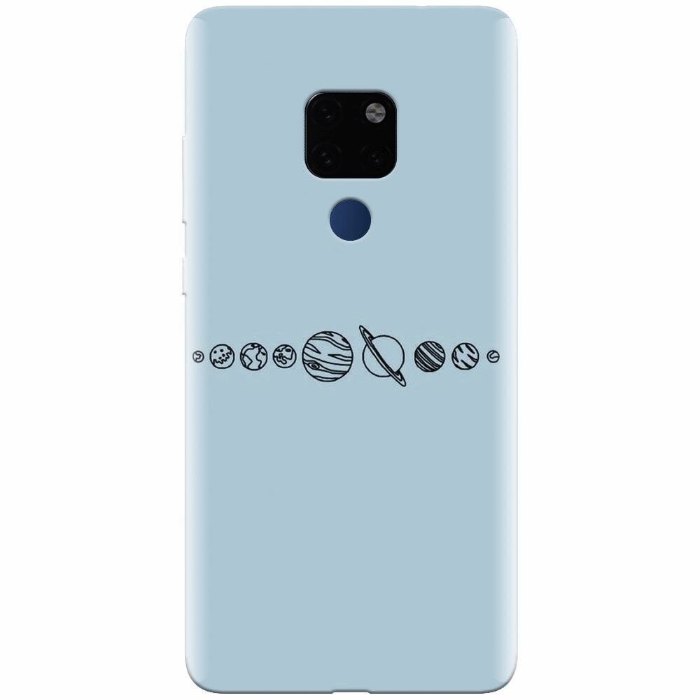 Husa silicon pentru Huawei Mate 20, Planets