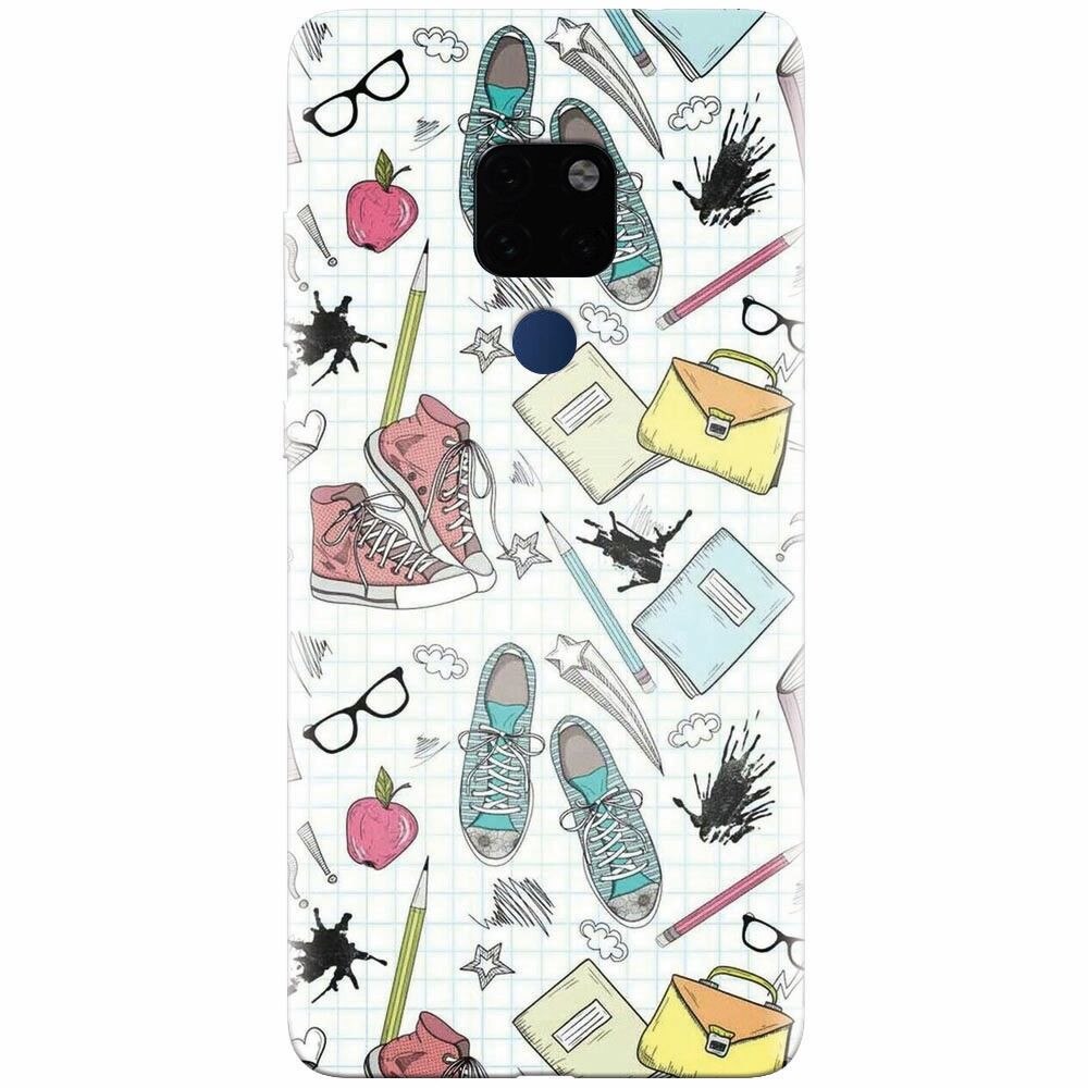 Husa silicon pentru Huawei Mate 20, School