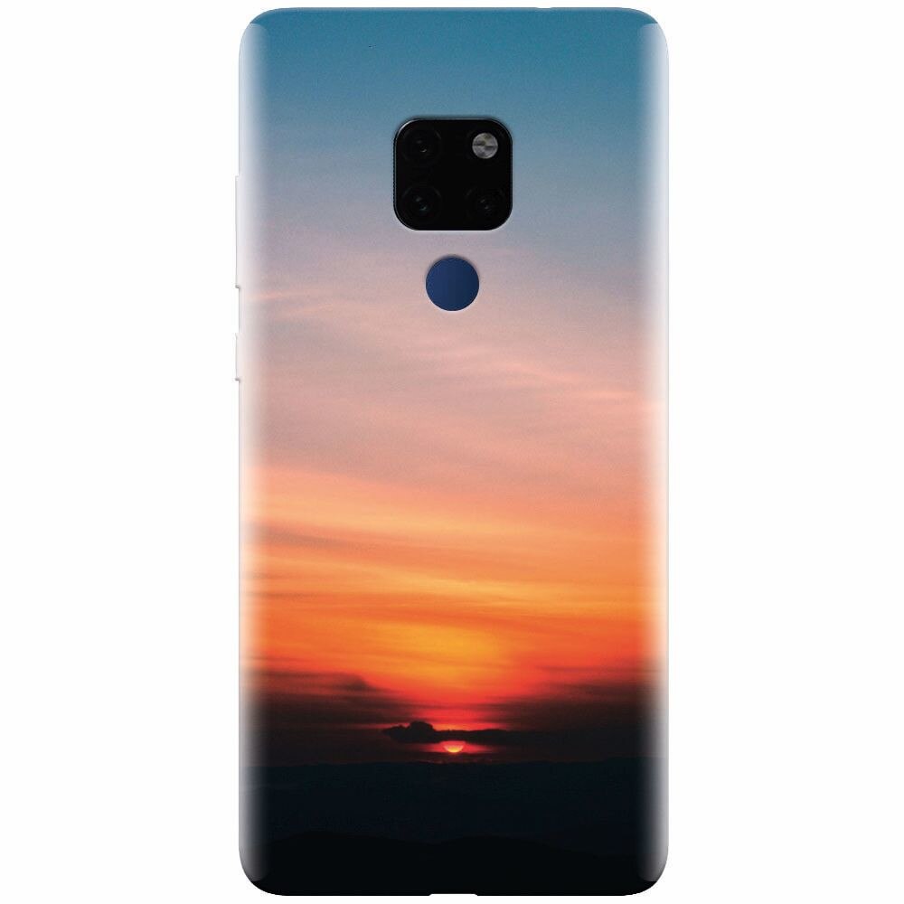 Husa silicon pentru Huawei Mate 20, Calm Clouds