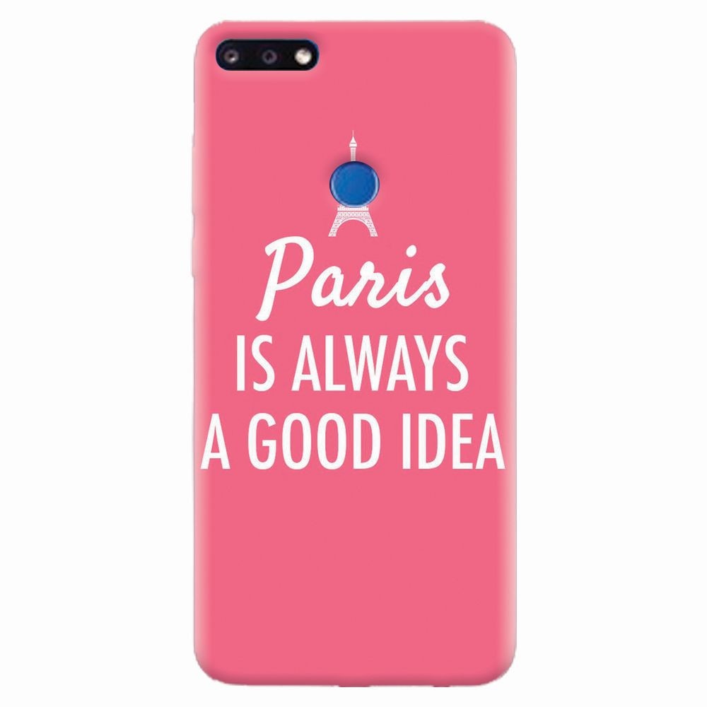 Husa silicon pentru Huawei Y7 Prime 2018, Paris Is Always A Good Idea