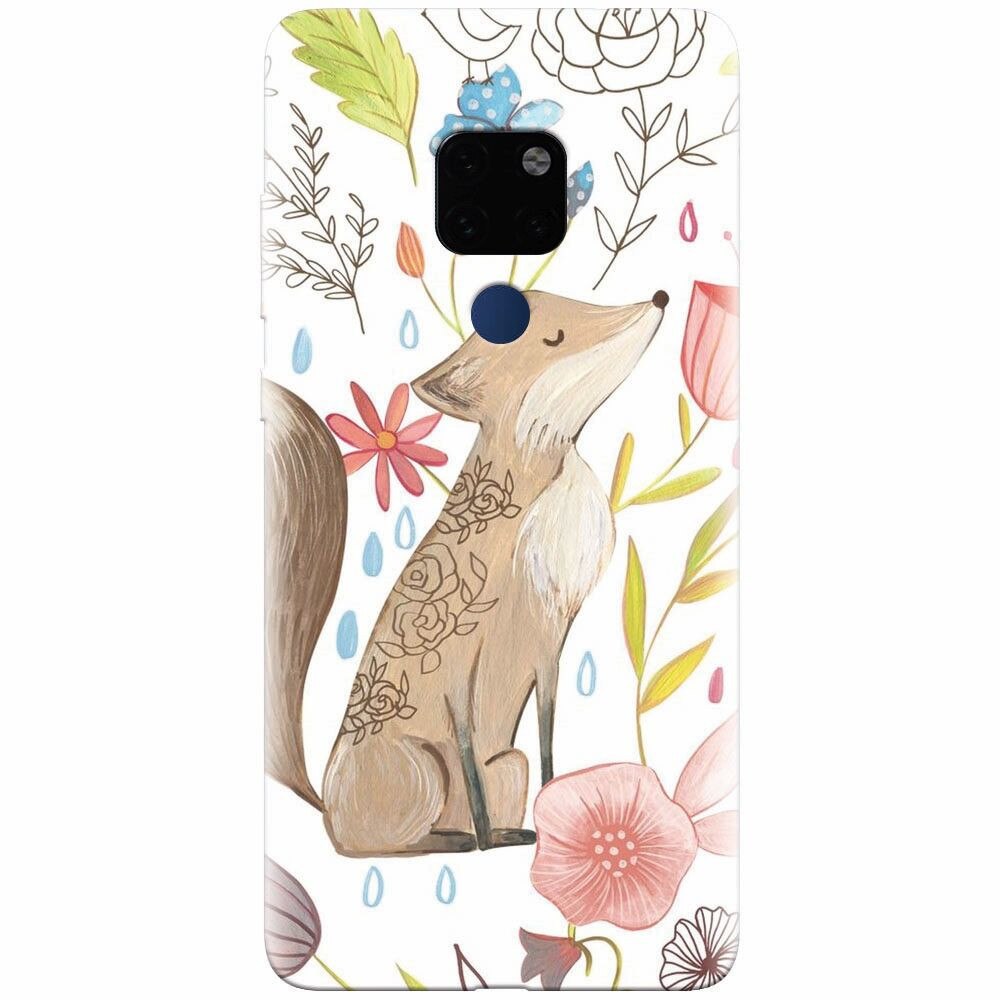 Husa silicon pentru Huawei Mate 20, Fox