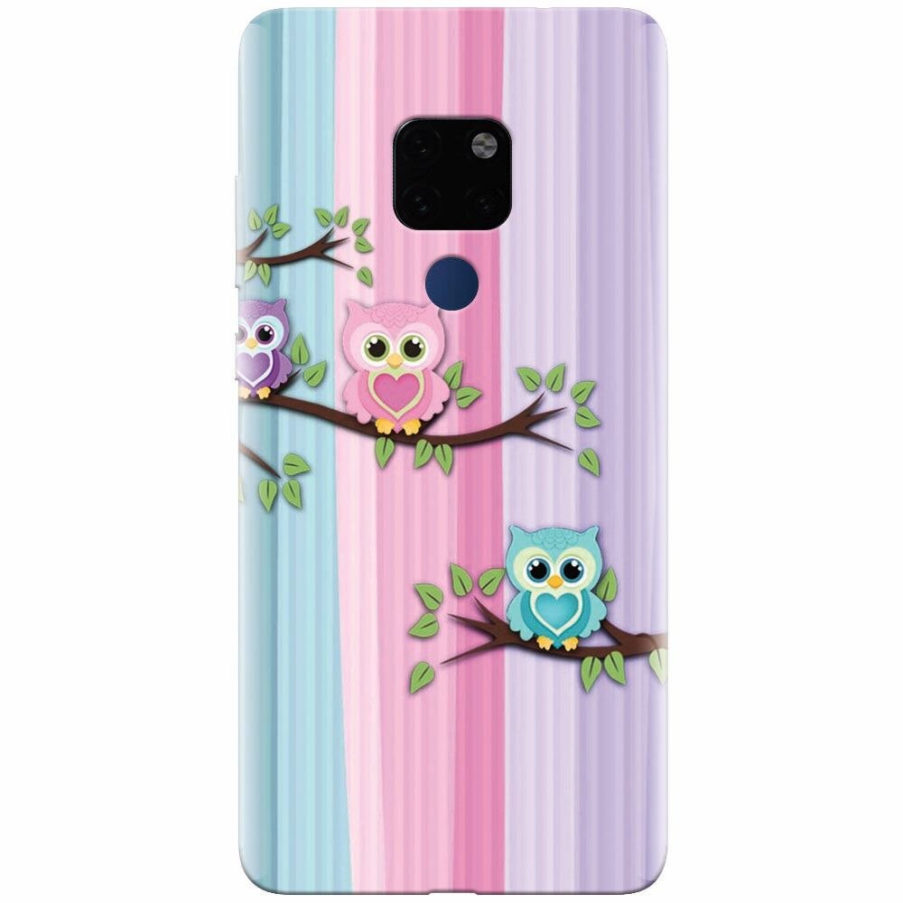 Husa silicon pentru Huawei Mate 20, Cute Owl