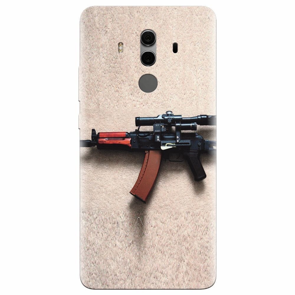 Husa silicon pentru Huawei Mate 10, AK Kalashnikov Gun Of Military