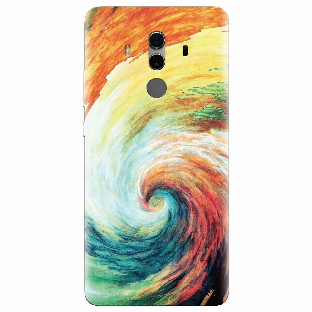 Husa silicon pentru Huawei Mate 10, Big Wave Painting