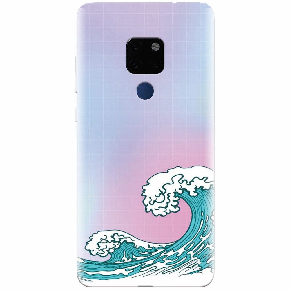 Husa silicon pentru Huawei Mate 20, Waves