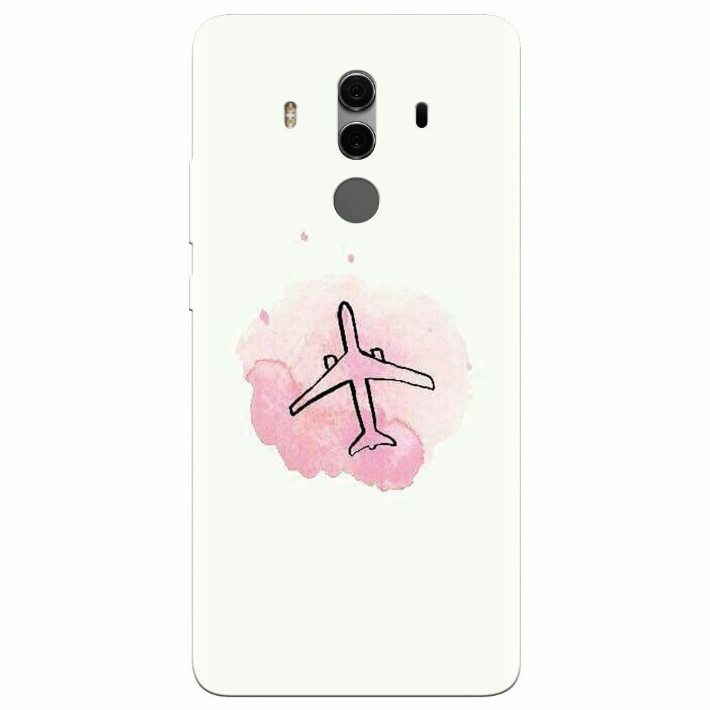 Husa silicon pentru Huawei Mate 10, Airplain