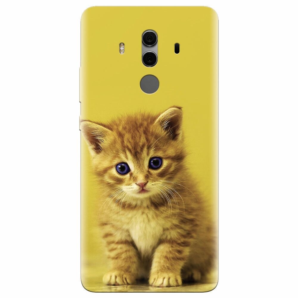 Husa silicon pentru Huawei Mate 10, Baby Kitten