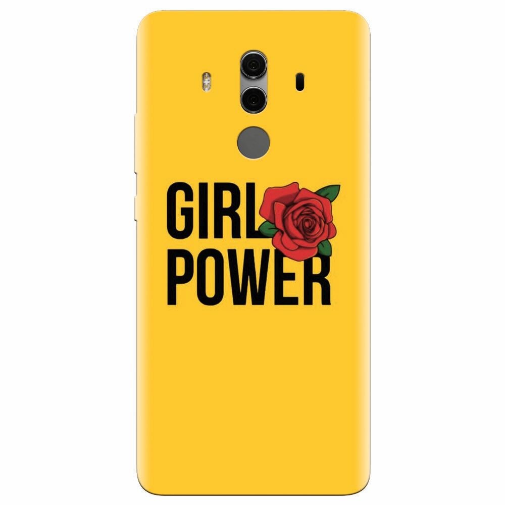 Husa silicon pentru Huawei Mate 10, Girl Power