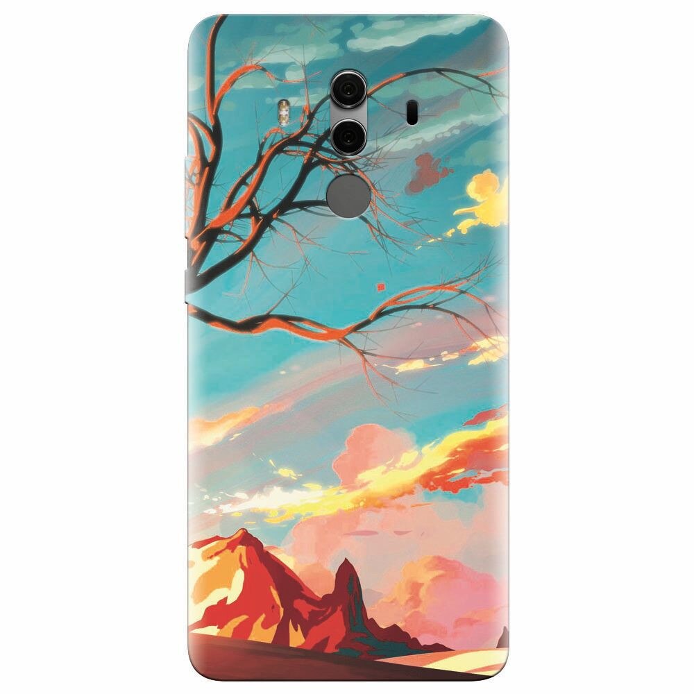 Husa silicon pentru Huawei Mate 10, Artistic Landscape