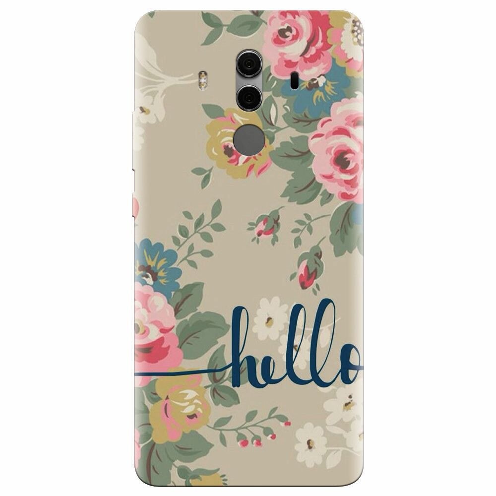 Husa silicon pentru Huawei Mate 10, Cute Flower Phone
