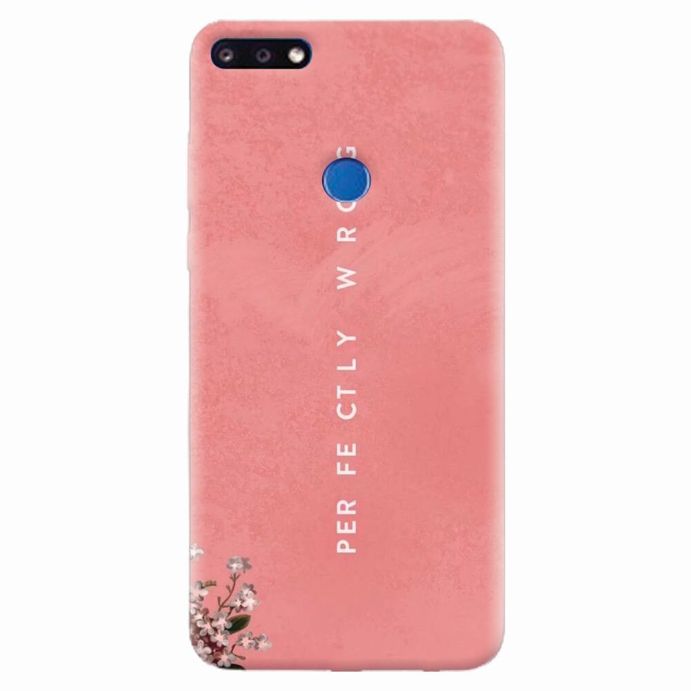 Husa silicon pentru Huawei Y7 Prime 2018, Perfectly Wrong