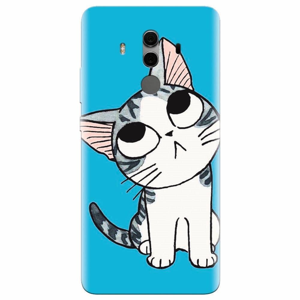 Husa silicon pentru Huawei Mate 10, Cat Lovely Cartoon